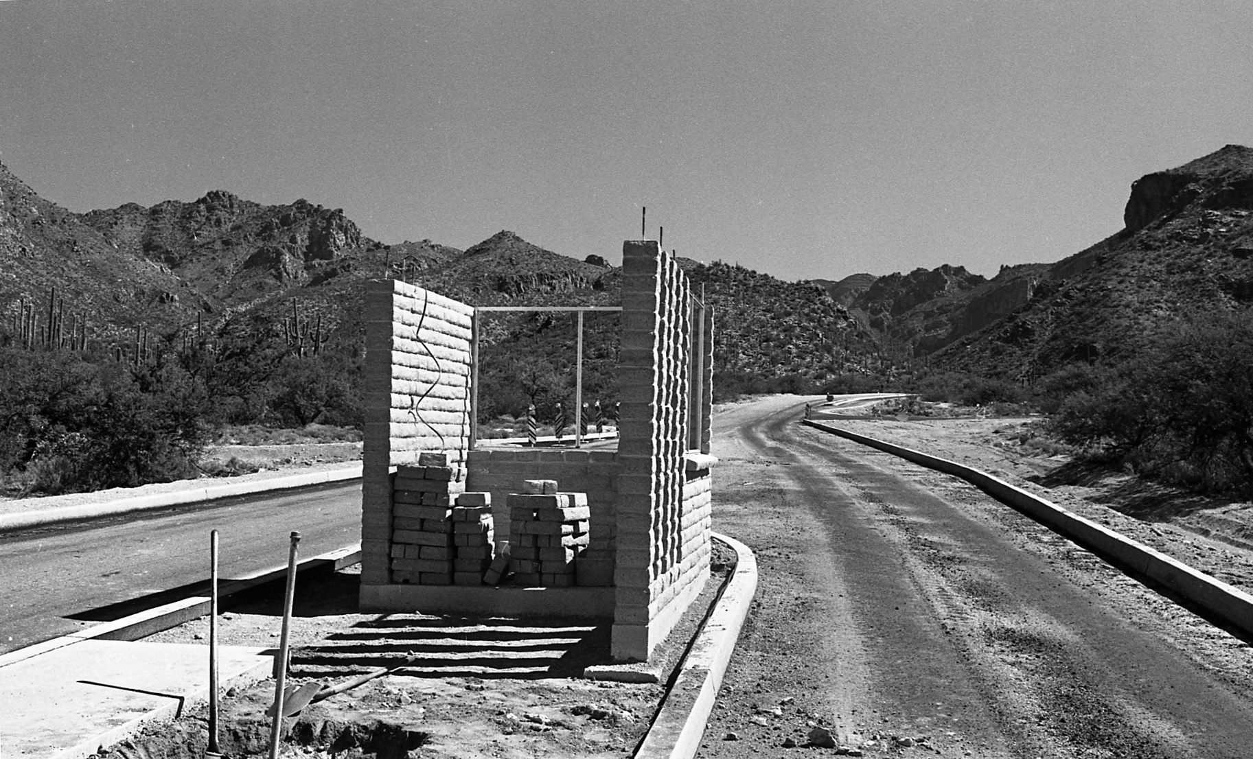 Sabino Canyon gatehouse, 1969